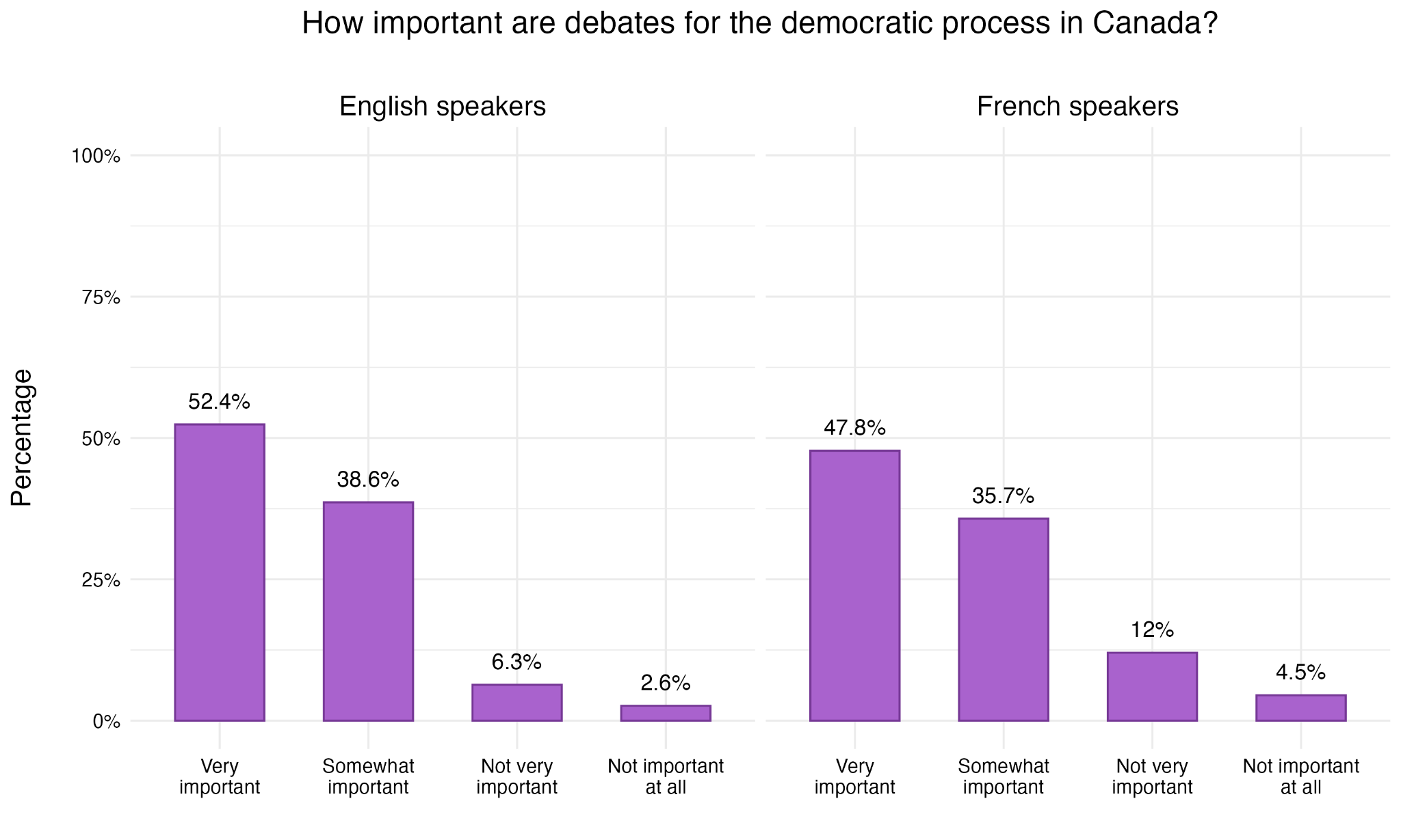 Figure 6. Importance of the Debates for the Democratic Process