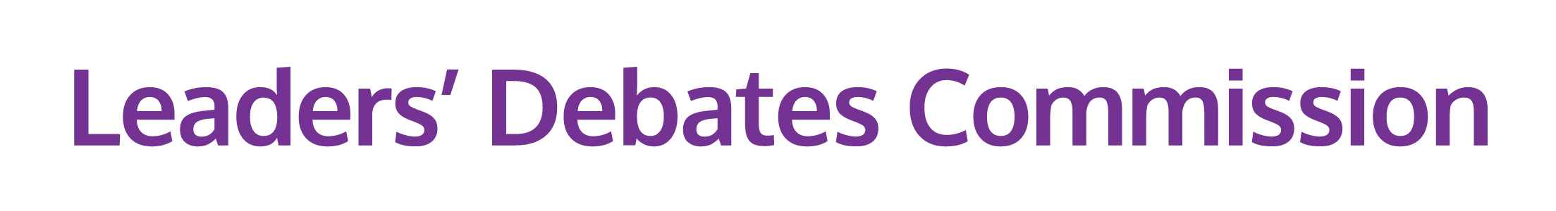 Leaders' Debates Commission Logo